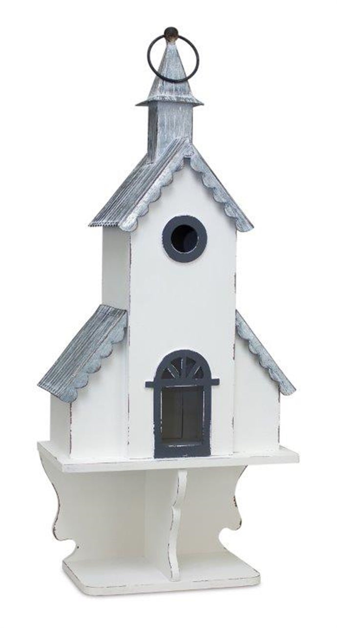 Church Bird House 10.5”x 22.75”