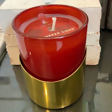Simmered Cider Candle with Sleeve, Harvest Red