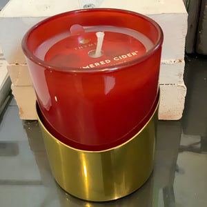 Simmered Cider Candle with Sleeve, Harvest Red