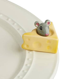 Nora Fleming Mini- cheese please (A223) cheese and mouse