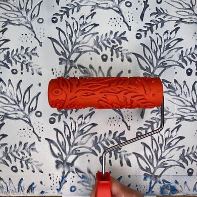 Faux Paint Roller  - Coastal Coral