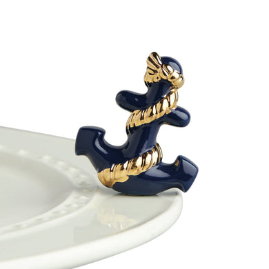 Nora Fleming Mini-Anchors Aweigh