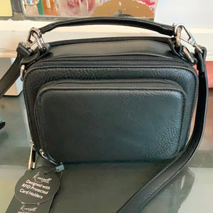 Purse - Black Vegan Leather