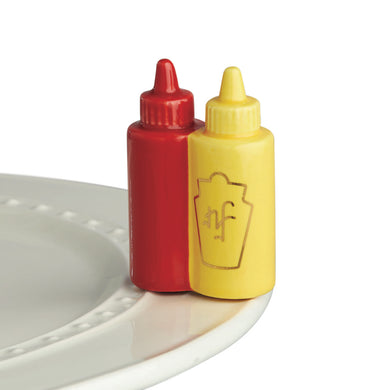 Nora Fleming Mini-Main Squeeze ketchup/mustard (A230)