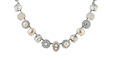 Mariana Bridal Oval & Cluster Bracelet-YG