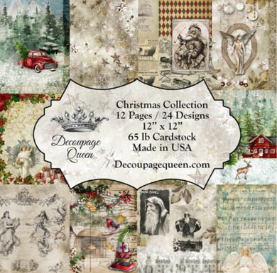 Decoupage Queen - Christmas Collection Scrapbook Set