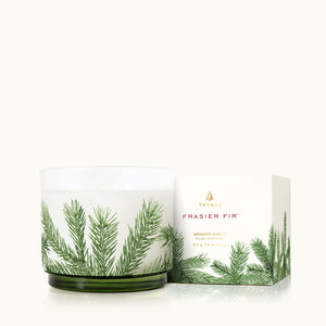 Thymes- FRASIER FIR Heritage Large Pine Needle Luminary 16 0z.